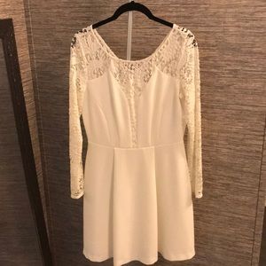 Gianni Bini white lace dress